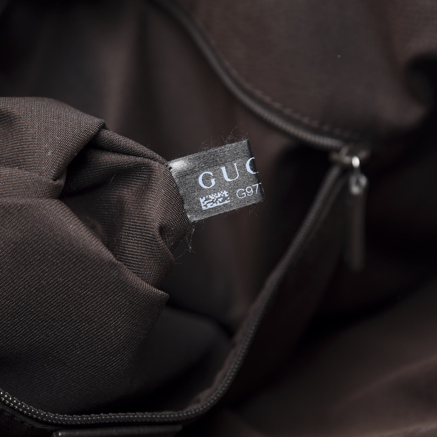 Gucci Monogram Medium Abbey Convertible Tote Dark Brown 9 of 10