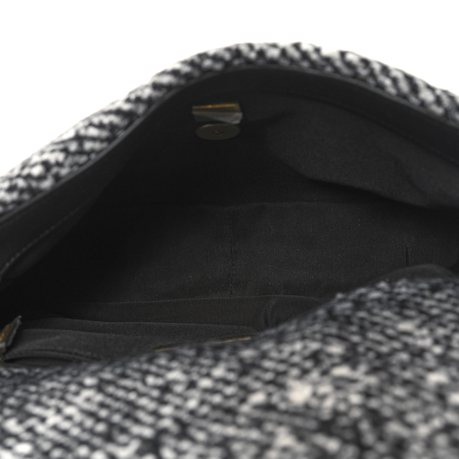 Chanel Tweed Quilted Medium Chanel 19 Flap Grey 5 of 11