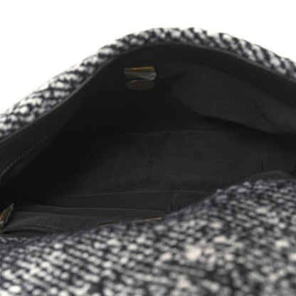 Chanel Tweed Quilted Medium Chanel 19 Flap Grey 5 of 11