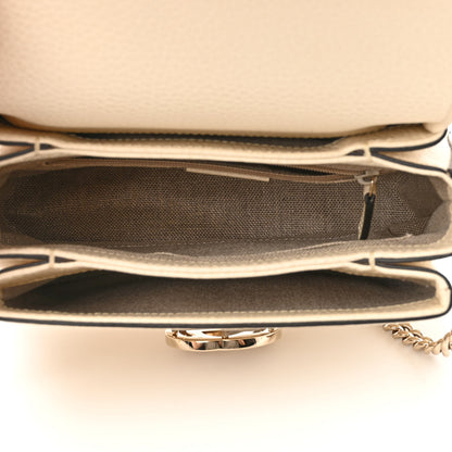 Gucci Dollar Calfskin Interlocking G Crossbody Bag Mystic White 5 of 12