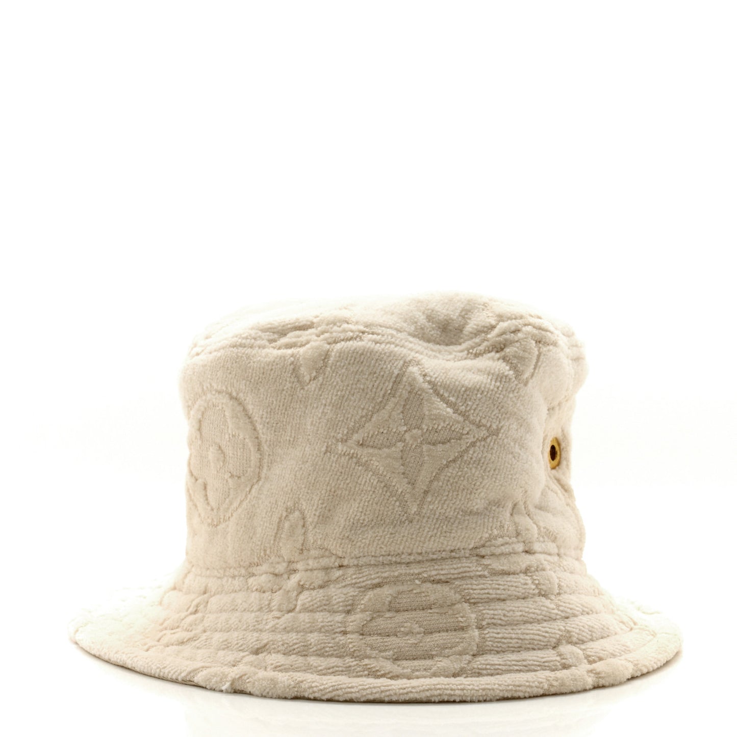 Monogram Cotton LVacation Reversible Hat M White