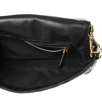 Fendi Nappa FF 1974 Embossed Baguette Black 5 of 9