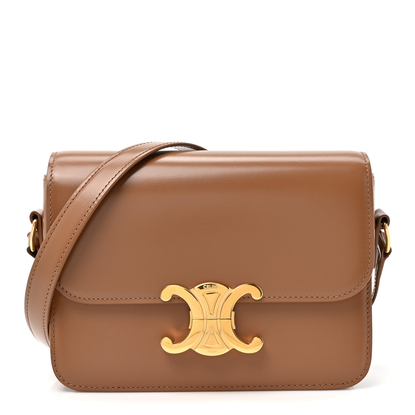 Shiny Calfskin Teen Triomphe Bronze