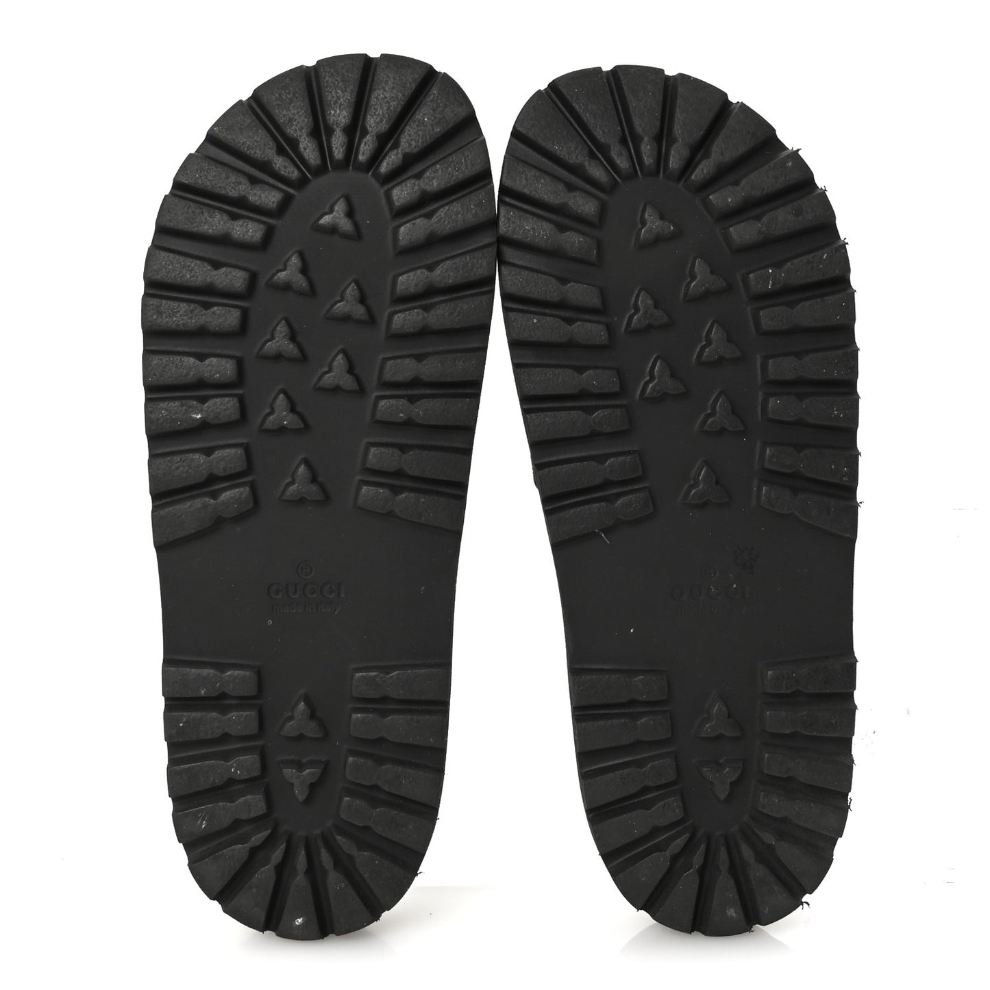 Rubber Web Mens Lug Sole Slide Sandals 7 Black Green Red