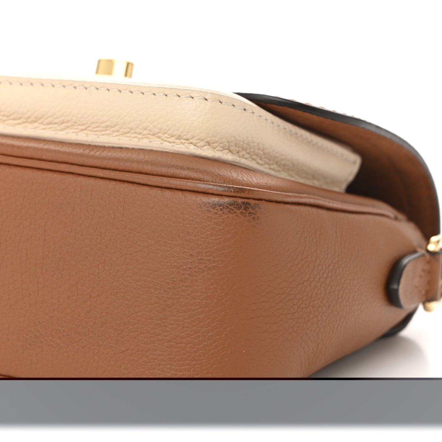 Louis Vuitton Grained Calfskin Lockme Tender Chataigne 17 of 17