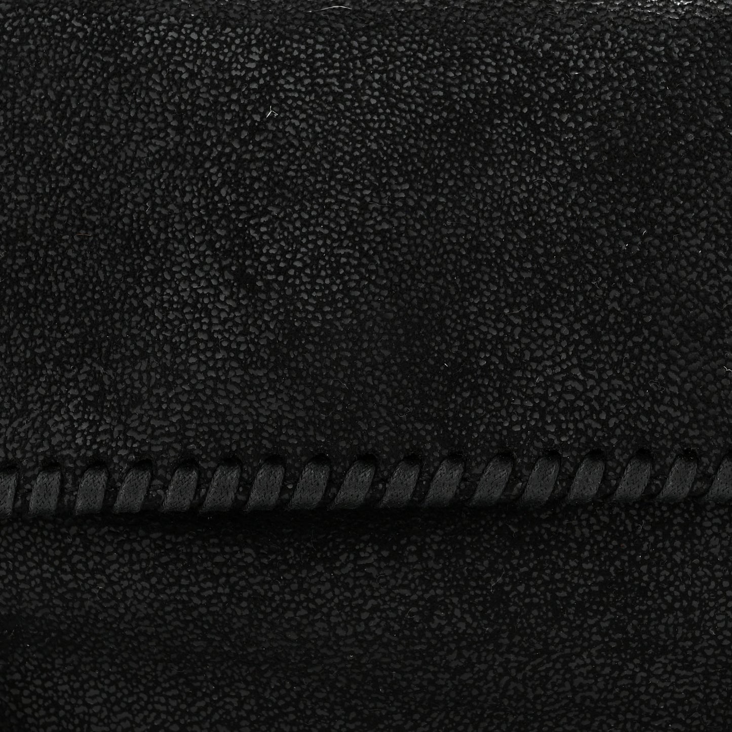 Shaggy Deer Mini Falabella Shoulder Bag Black