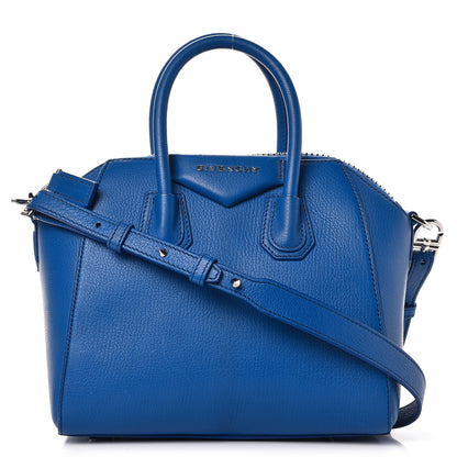 Givenchy Sugar Goatskin Mini Antigona Indigo Blue 1 of 11