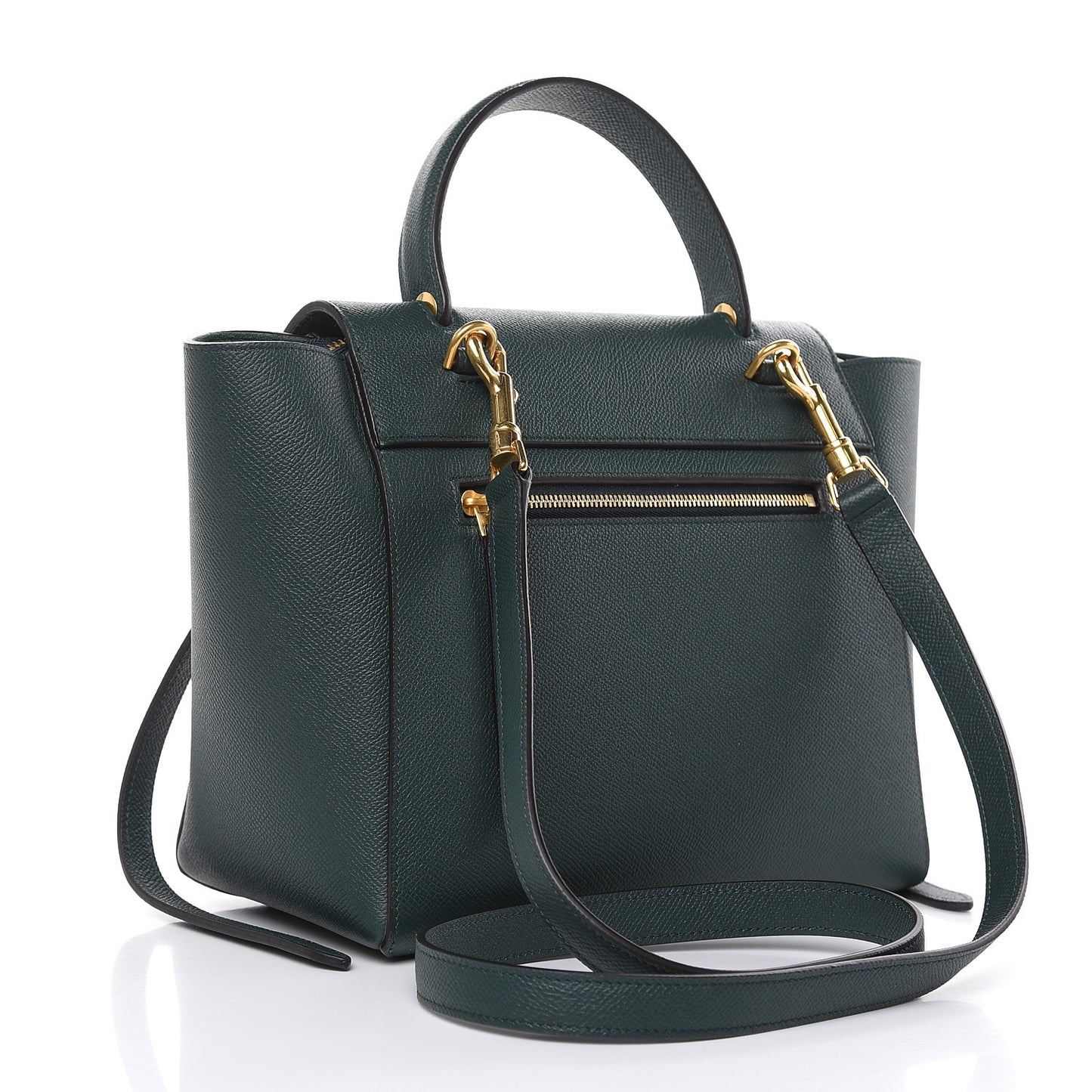 Baby Grained Calfskin Micro Belt Bag Amazone