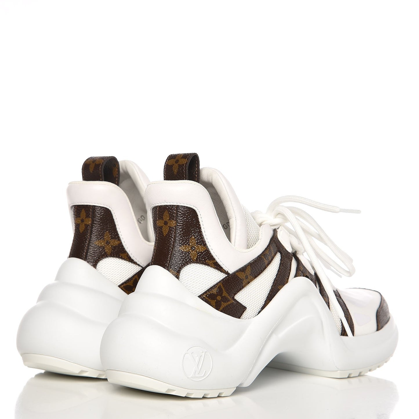 Patent Monogram LV Archlight Sneakers 37 White