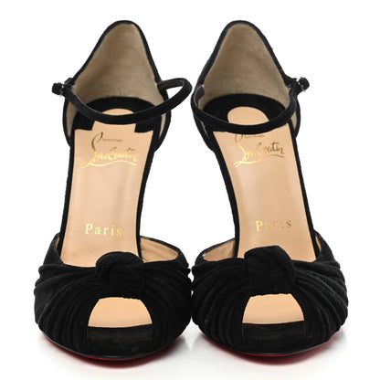 Christian Louboutin Veau Velours Marchavekel 100 Pumps 36.5 Black 2 of 8