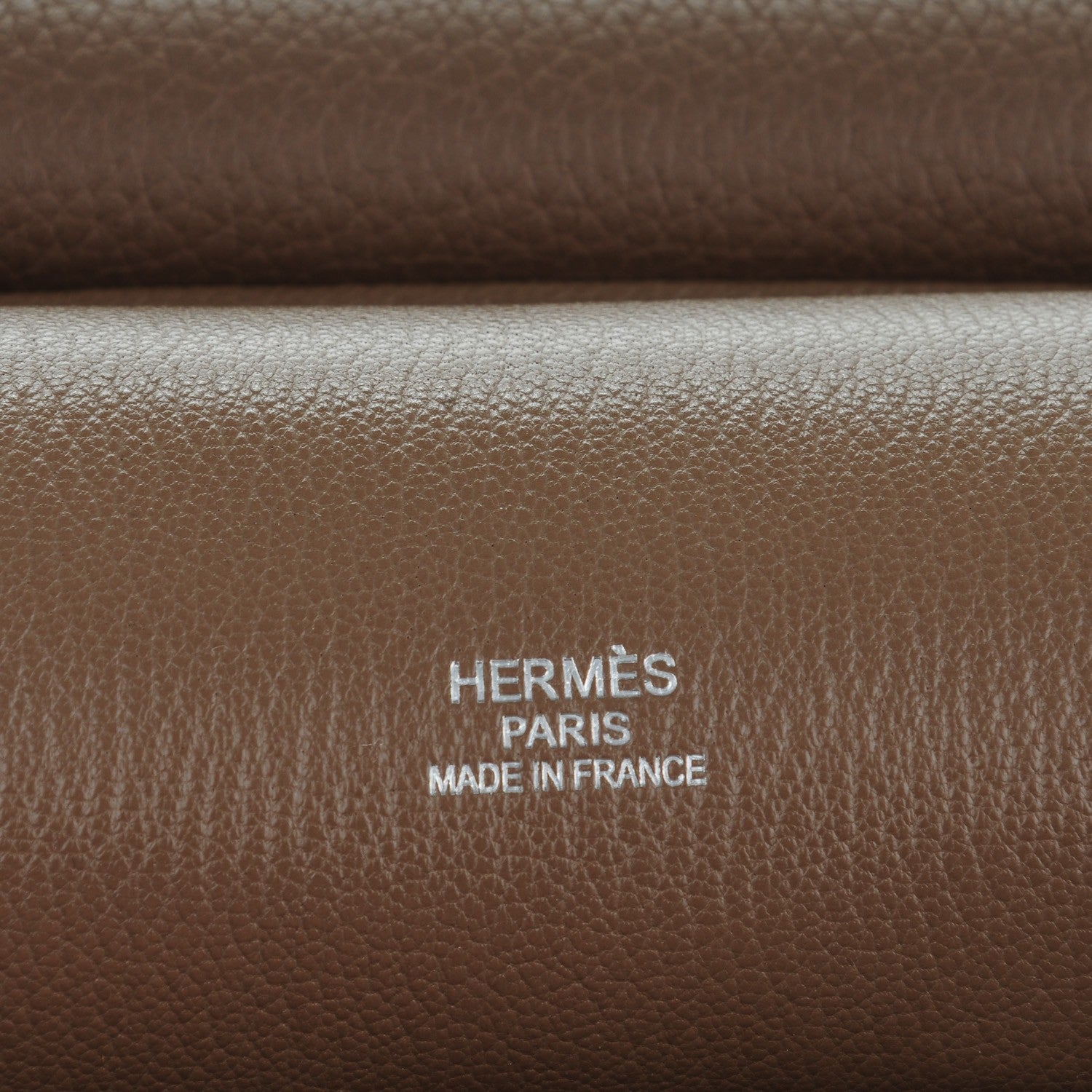 Hermes Taurillon Clemence Jypsiere 34 Etoupe 6 of 9