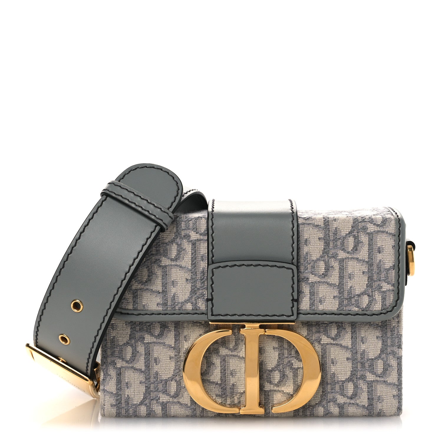 Christian Dior Oblique 30 Montaigne Box Bag Grey 1 of 10