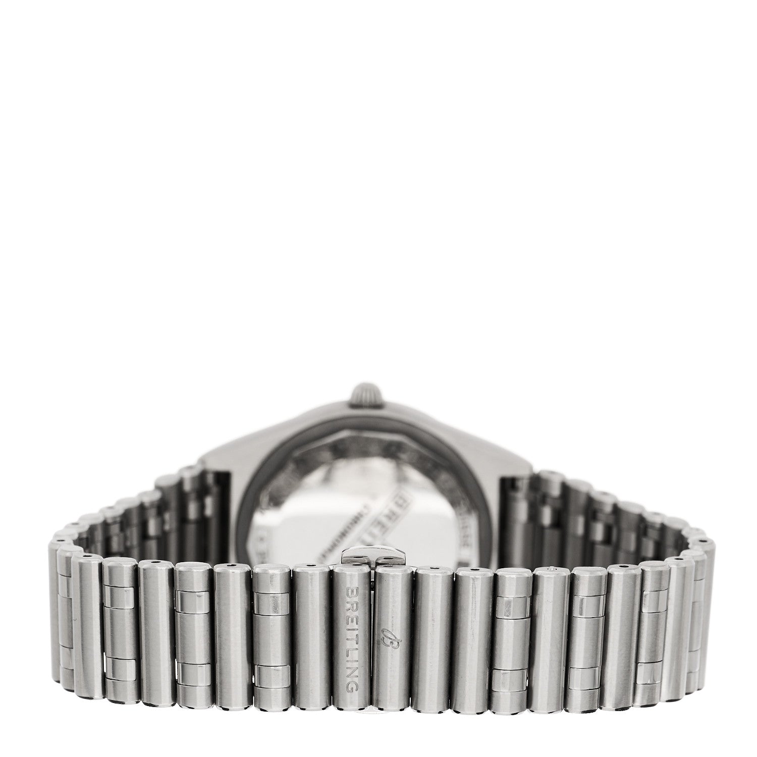 Breitling Stainless Steel Diamond Bezel 32mm Chronomat Quartz Watch Silver A77310591A1A1 3 of 4