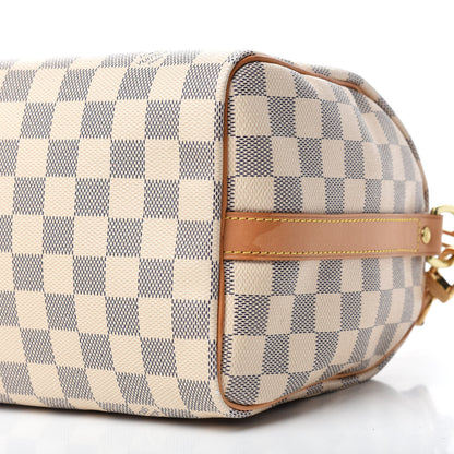 Louis Vuitton Damier Azur Speedy Bandouliere 25 7 of 10