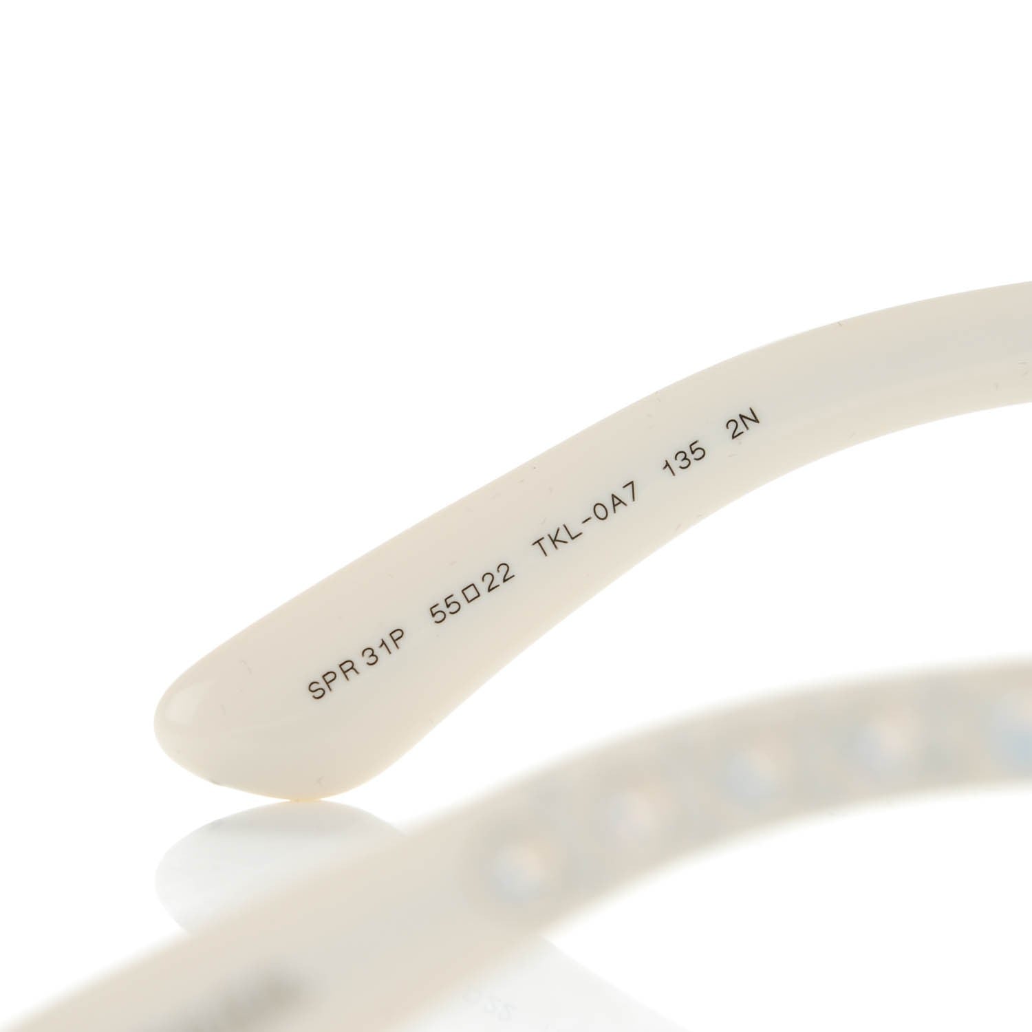 Prada Crystal Baroque Sunglasses SPR 31P White 4 of 4