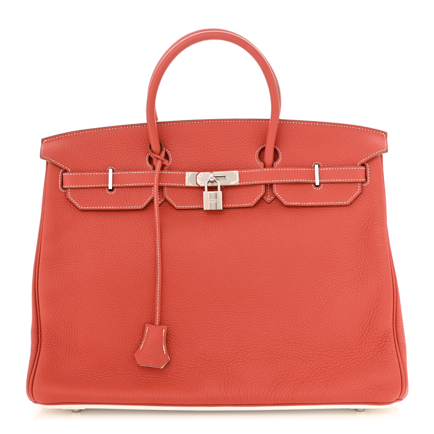 Togo Casaque Birkin 40 Sanguine White