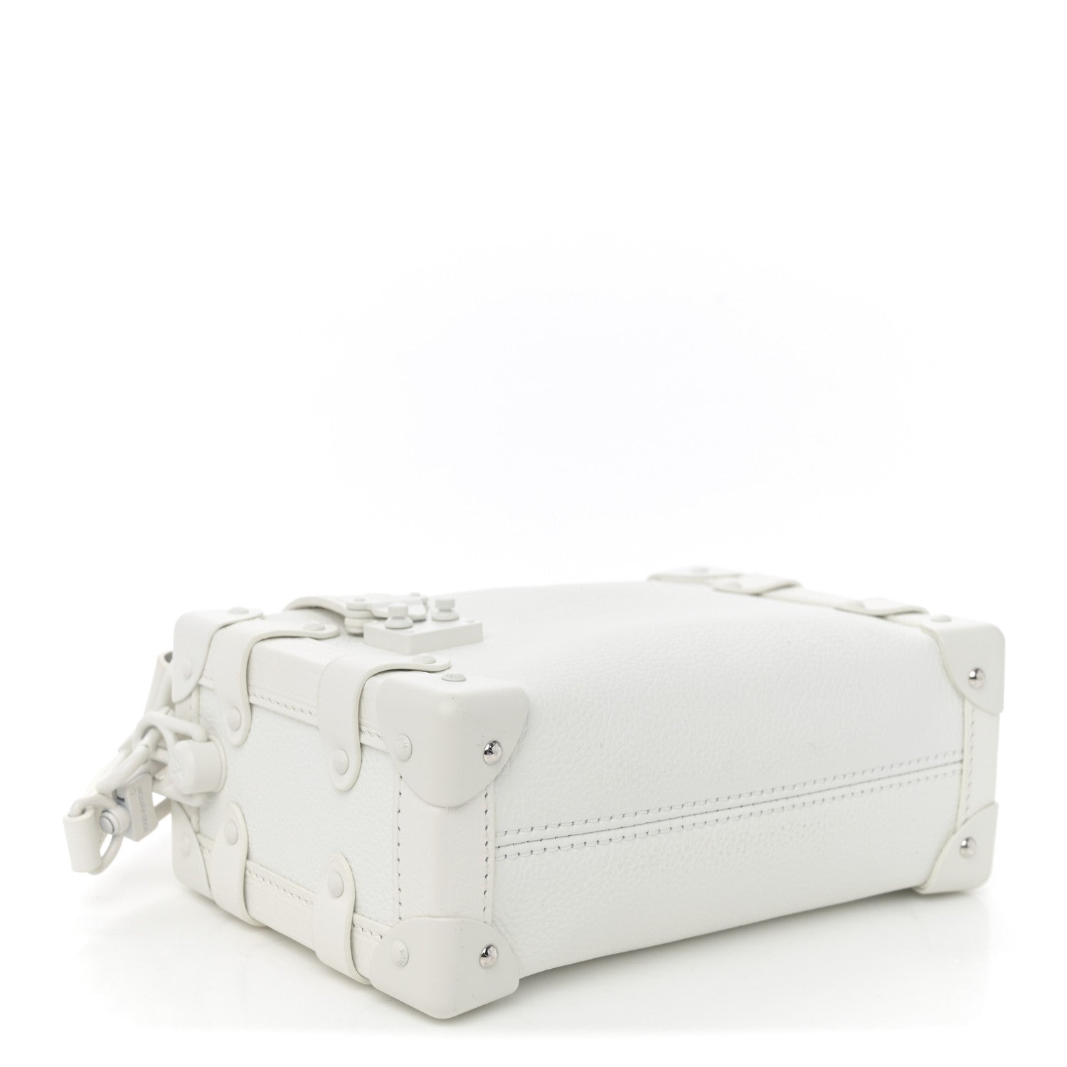 Louis Vuitton Calfskin Side Trunk PM Off White 4 of 9