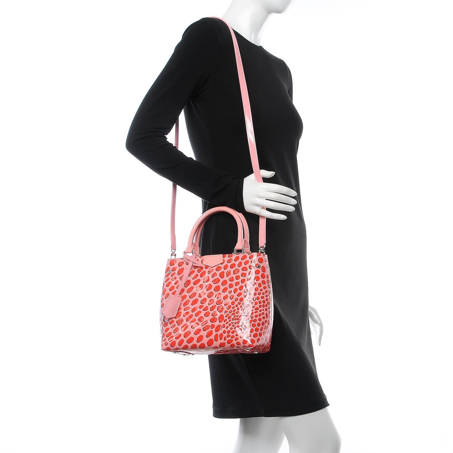 Vernis Jungle Dots Open Tote Sugar Pink Poppy