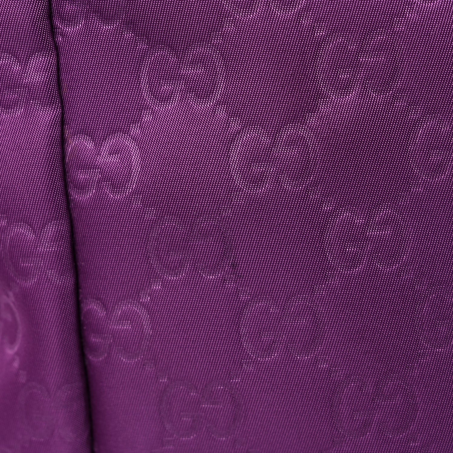 Gucci Nylon Guccissima Medium Tote Purple 32 of 35