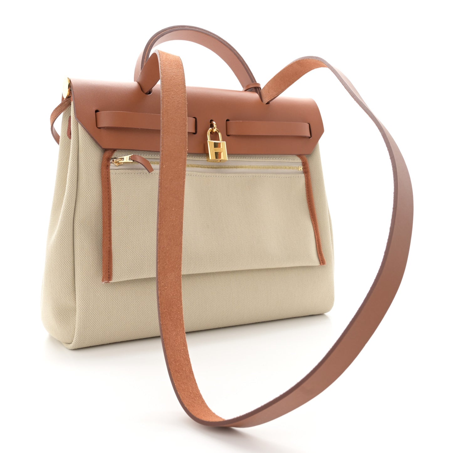 Vache Hunter Toile Herbag Zip 31 PM Trench Gold