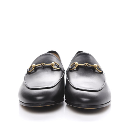 Gucci Calfskin Womens Jordaan Loafers 37 Black 2 of 9