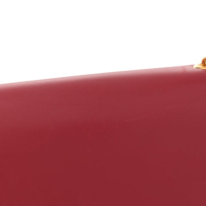 Saint Laurent Smooth Calfskin Medium Classic Monogram Kate Tassel Satchel Lipstick Red 15 of 15