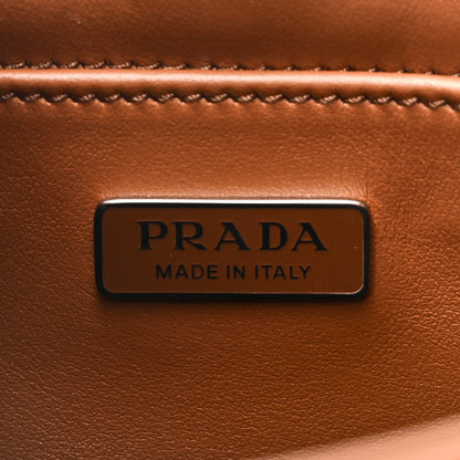Prada Spazzolato Cleo Shoulder Bag Tobacco 6 of 9