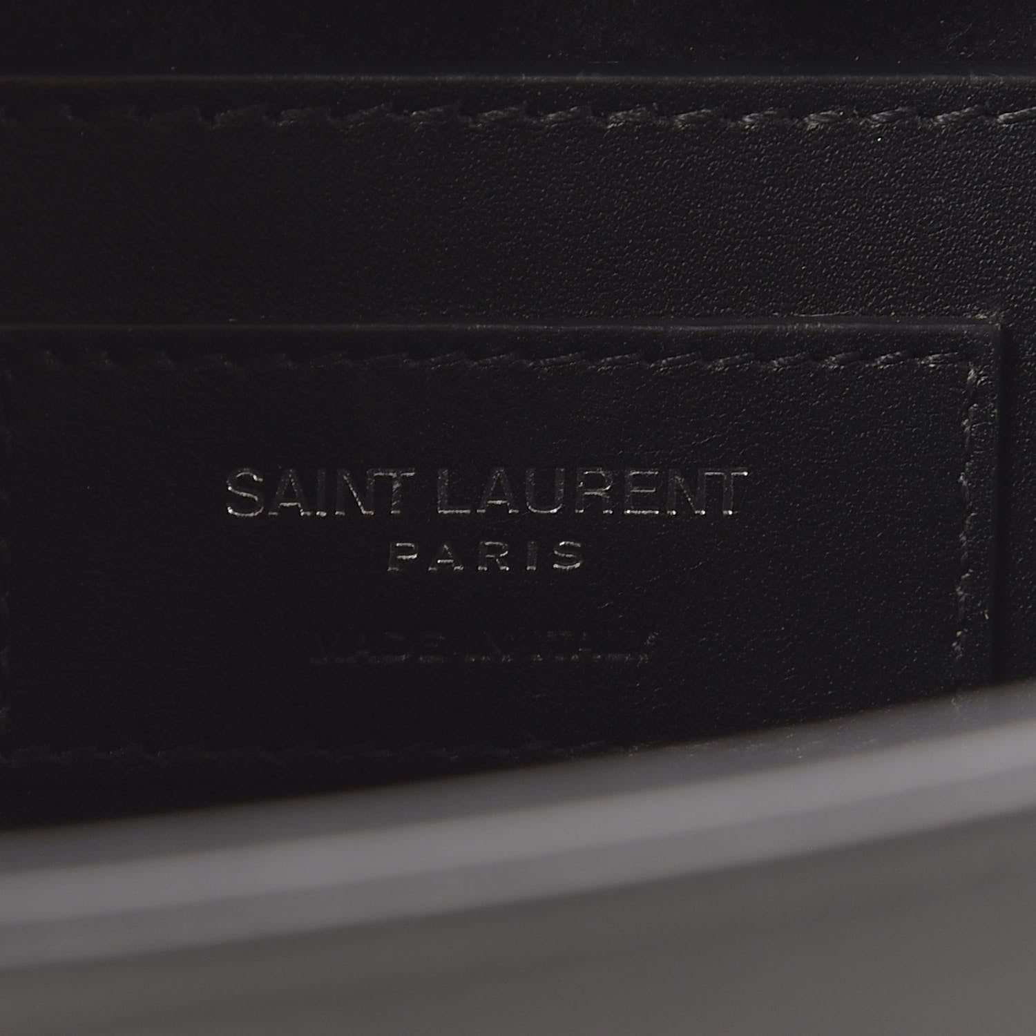 Saint Laurent Smooth Calfskin Medium Classic Monogram Kate Tassel Satchel Black 8 of 11