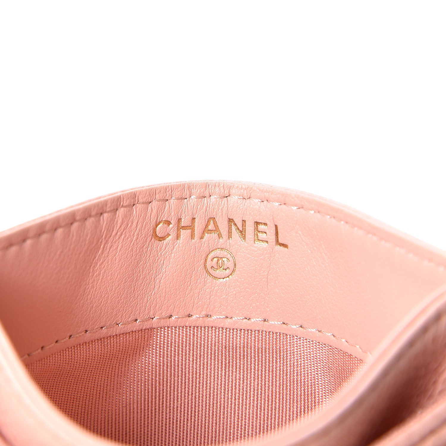 Chanel Caviar Quilted Boy Card Holder Light Pink 4 of 10