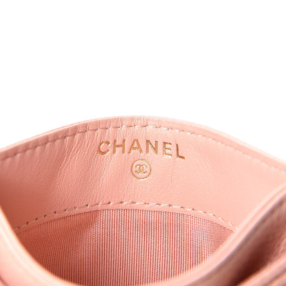 Chanel Caviar Quilted Boy Card Holder Light Pink 4 of 10
