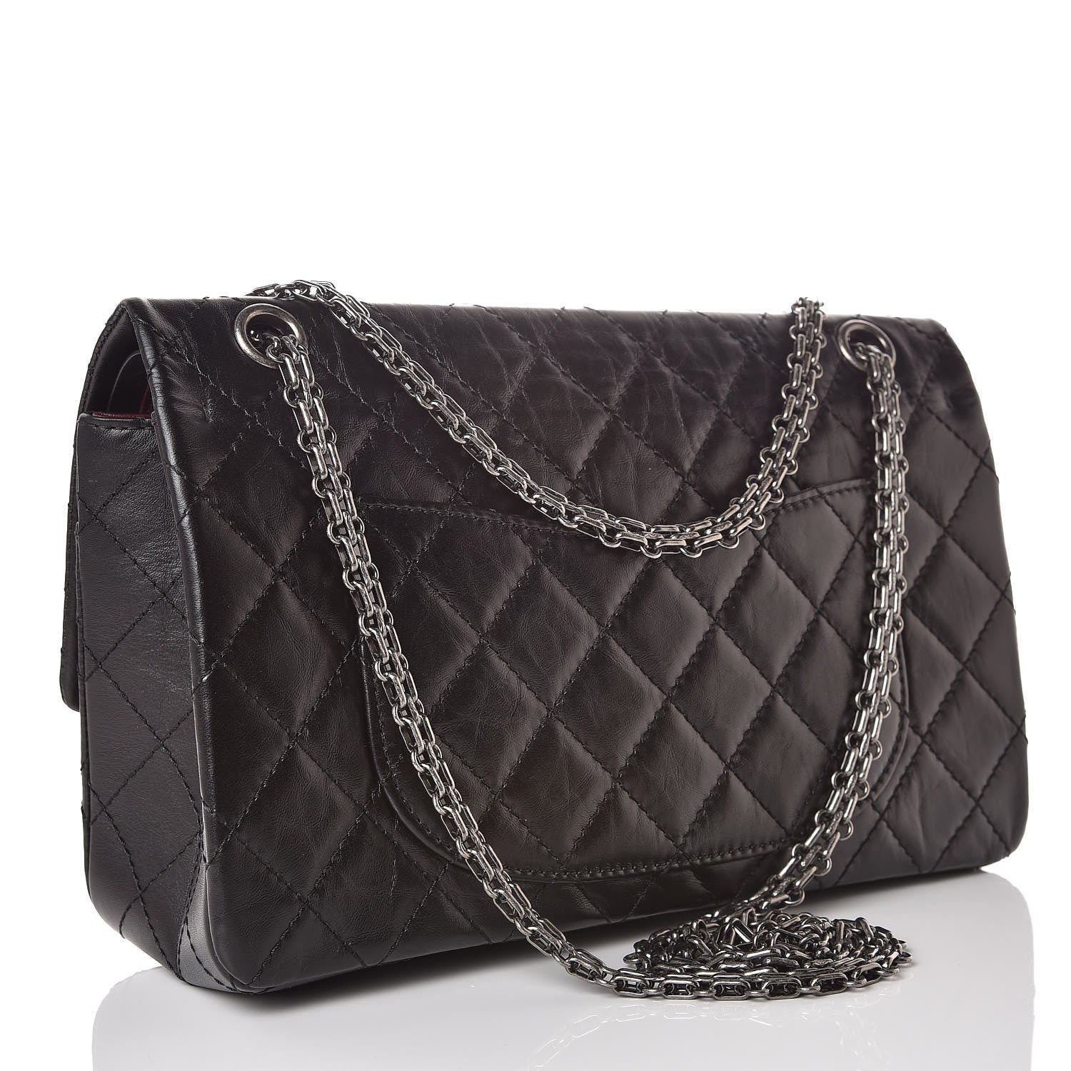 Chanel Aged Calfskin Quilted 2.55 Reissue 226 Flap Black 4 of 11