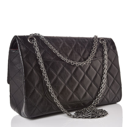 Chanel Aged Calfskin Quilted 2.55 Reissue 226 Flap Black 4 of 11