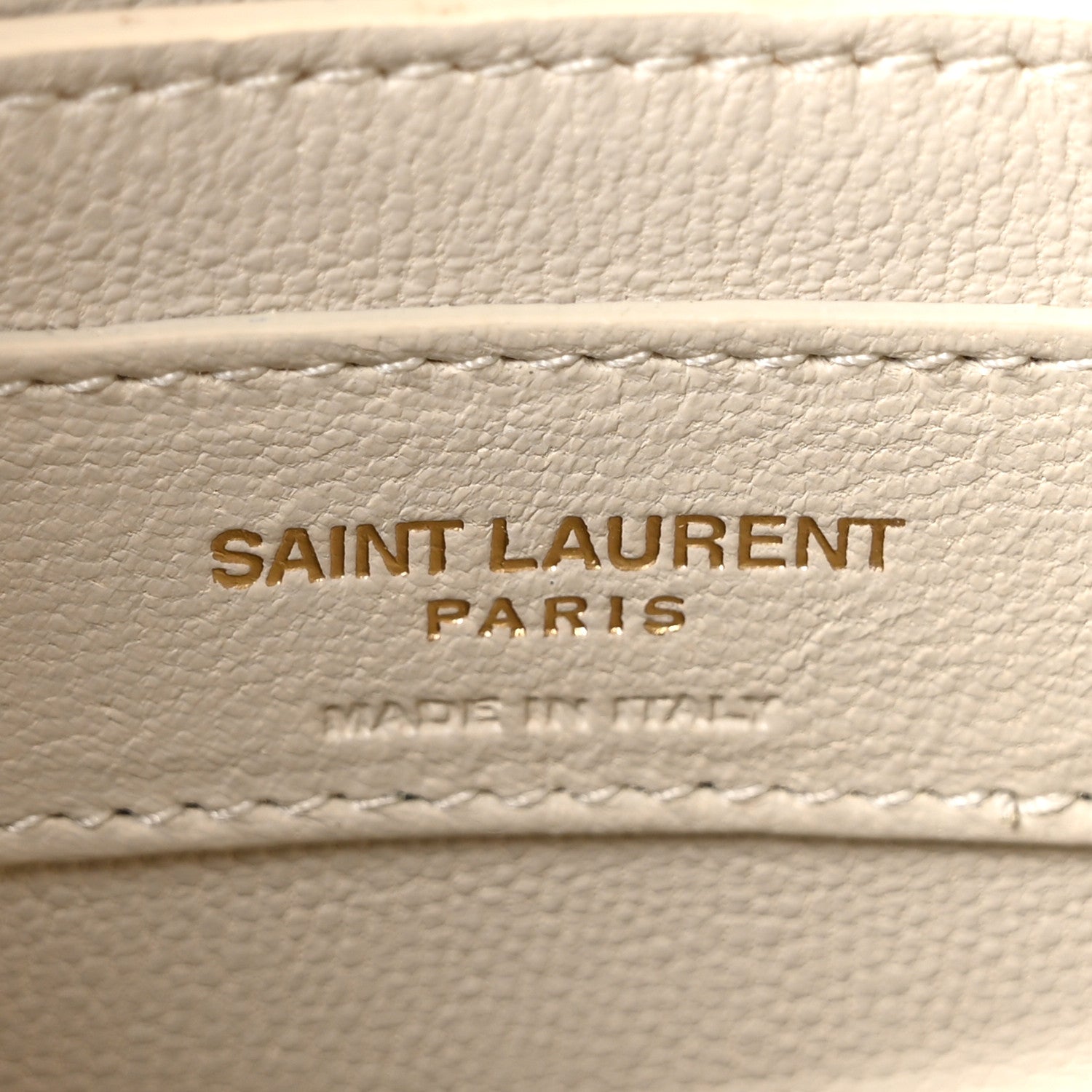 Saint Laurent Smooth Calfskin Mini Manhattan Shoulder Bag Blanc Vintage 6 of 11