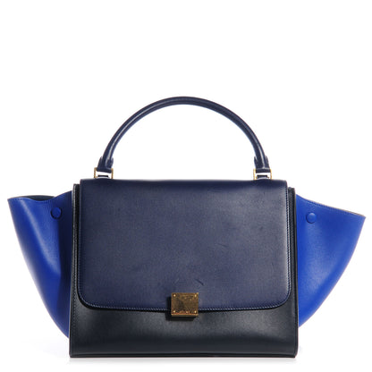 Celine Smooth Calfskin Medium Tri-Color Trapeze Ink 1 of 9