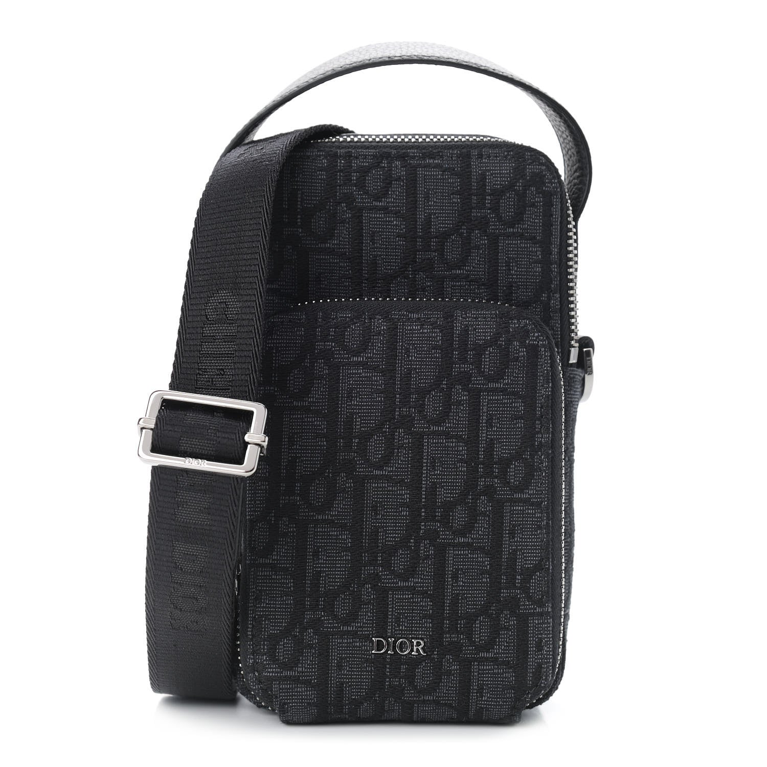 Christian Dior Oblique Crossbody Bag Black 1 of 8