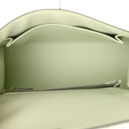 Hermes Epsom Kelly Sellier 25 Vert Fizz 5 of 12