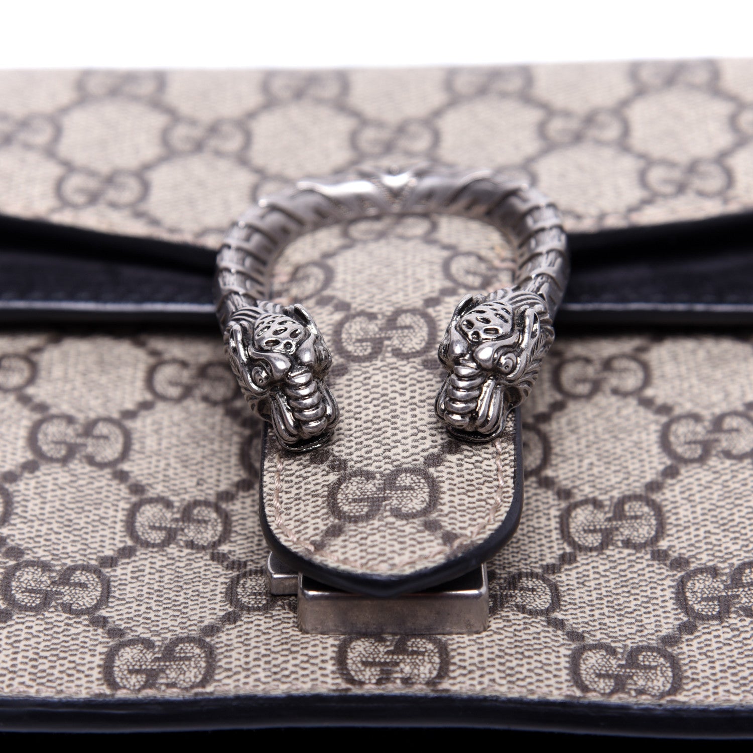 Gucci GG Supreme Monogram Mini Dionysus Shoulder Bag Black 13 of 14