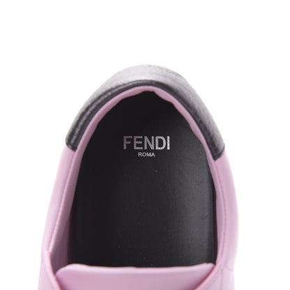 Fendi Vitello Lurex Rockoclick Slip On Sneakers 37 Lavanda 8 of 11