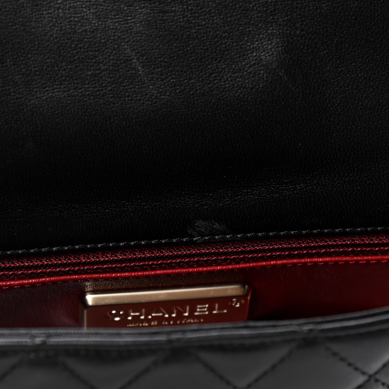 Chanel Lambskin Medium Westminster Pearl Flap Black 6 of 6