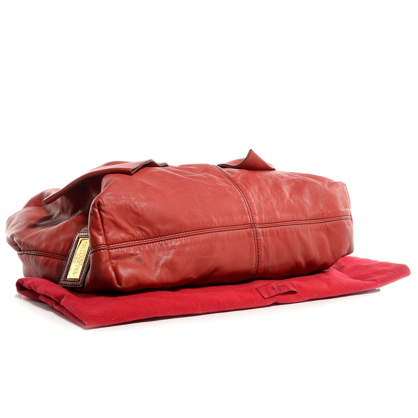 Nappa Premier Bow Hobo Rosso