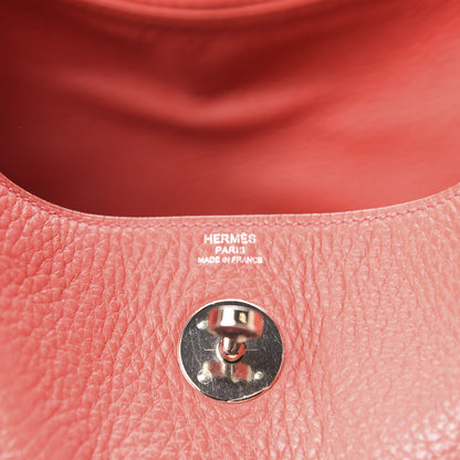 Hermes Taurillon Clemence Lindy 26 Bougainvillea 11 of 15