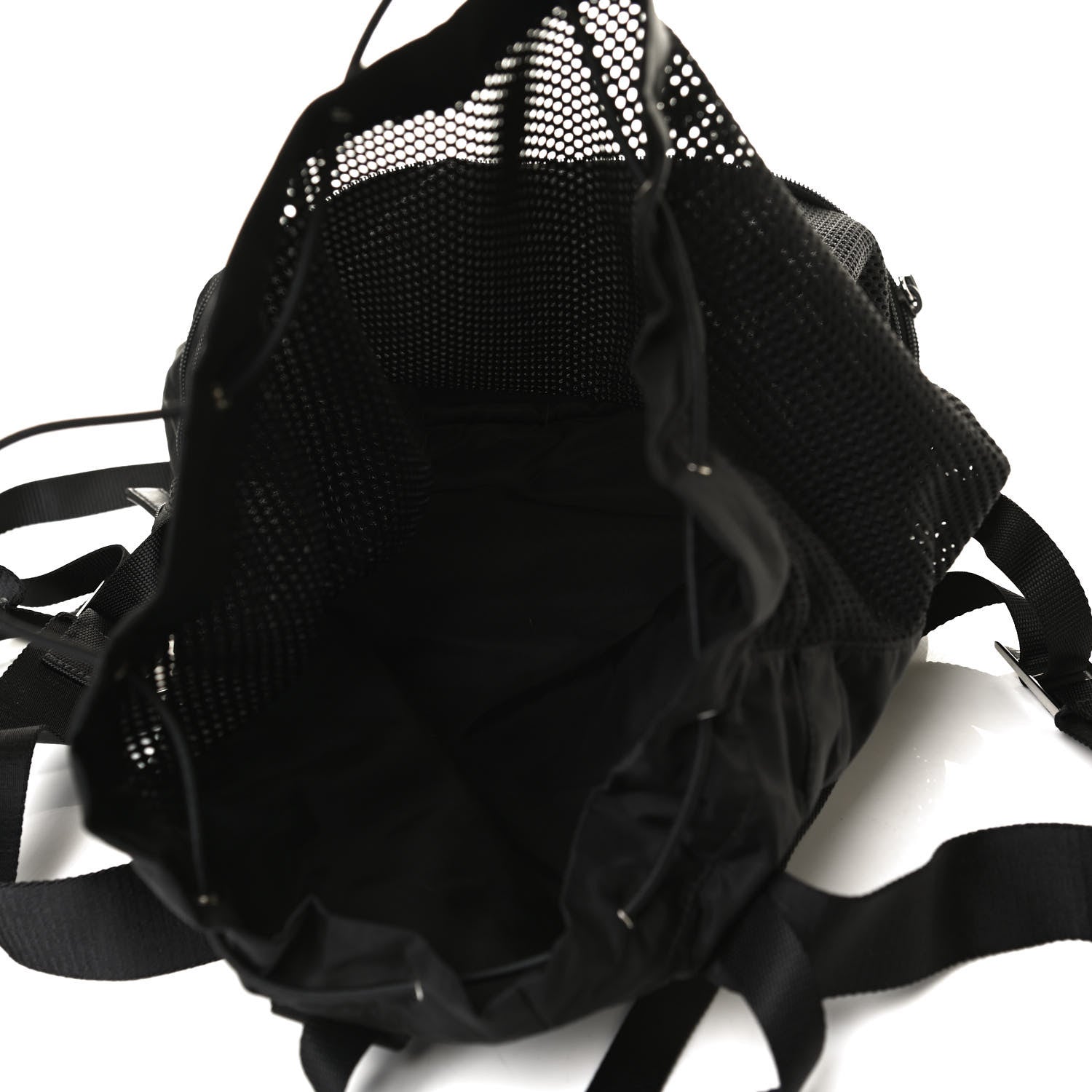 Prada Re-Nylon Saffiano Convertible Belt Bag Black 9 of 17