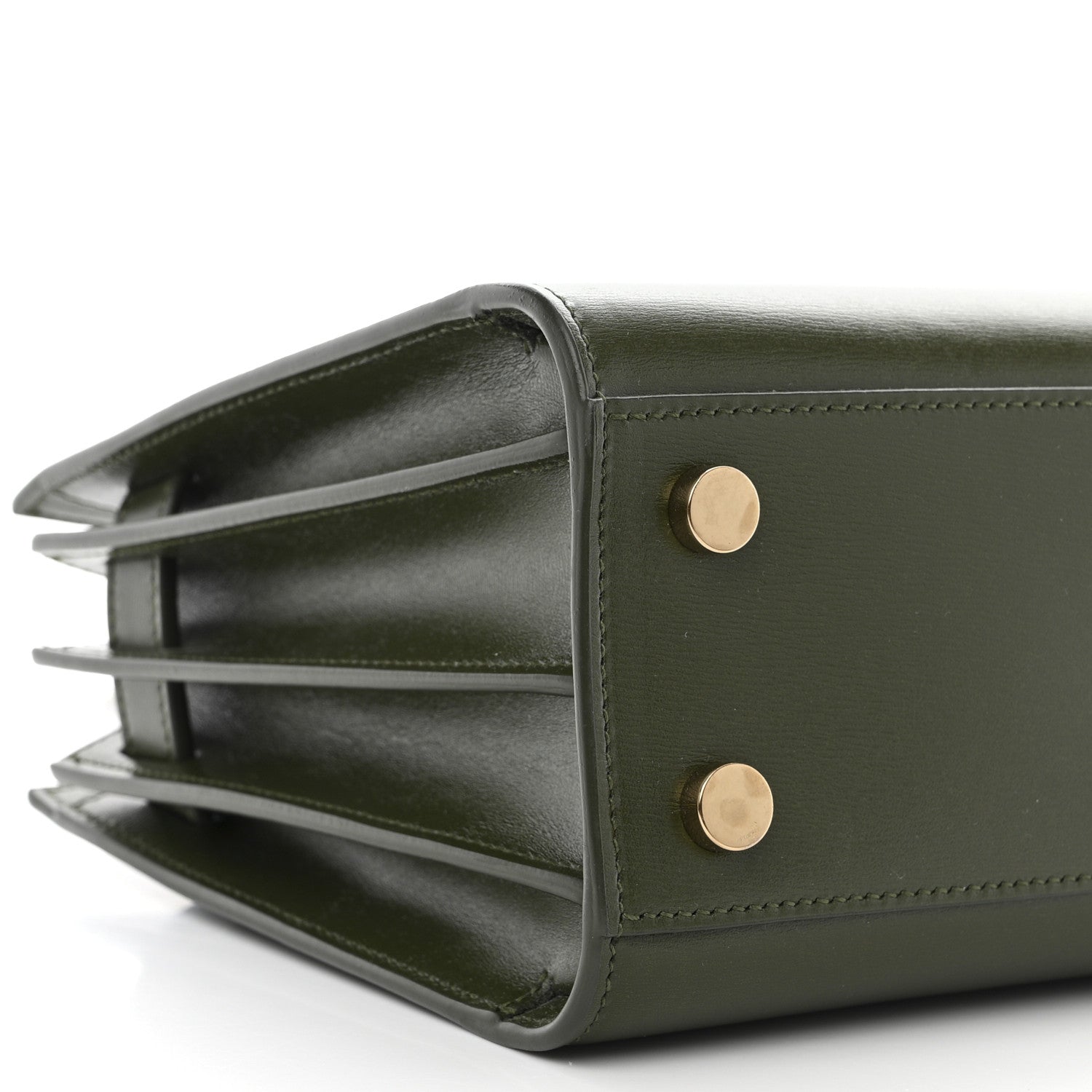 Saint Laurent Calfskin Nano Supple Sac De Jour Green 9 of 10