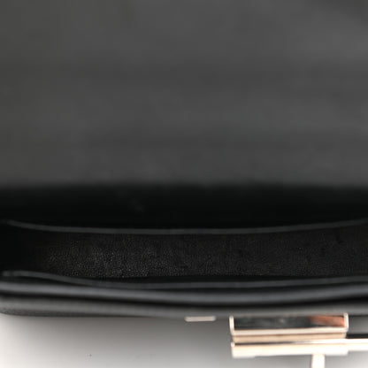 Hermes Chevre Mysore Mini Verrou Chaine Bag Black 5 of 11