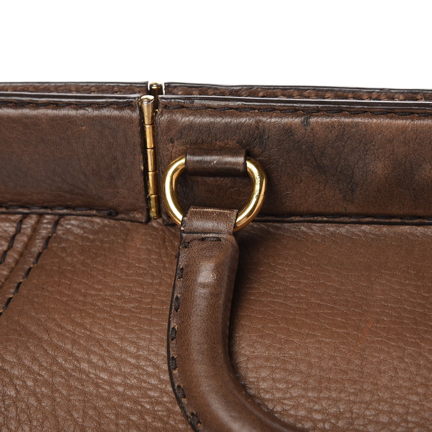 Cervo Antik Top Handle Tote Brown