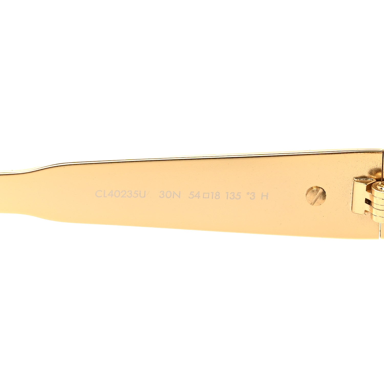Celine Metal Triomphe 01 Sunglasses CL40235U Gold Green 6 of 7
