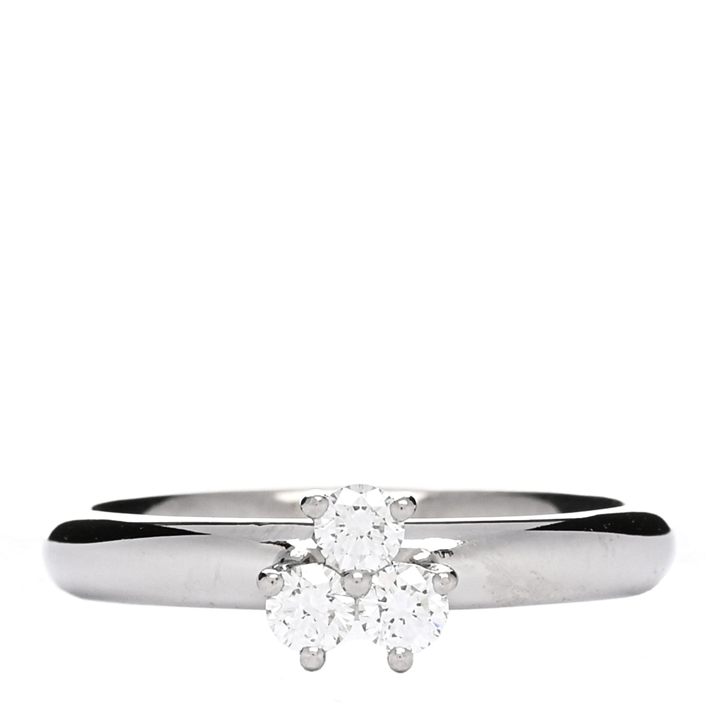 Platinum Diamond Aria Band Ring 47 4.25