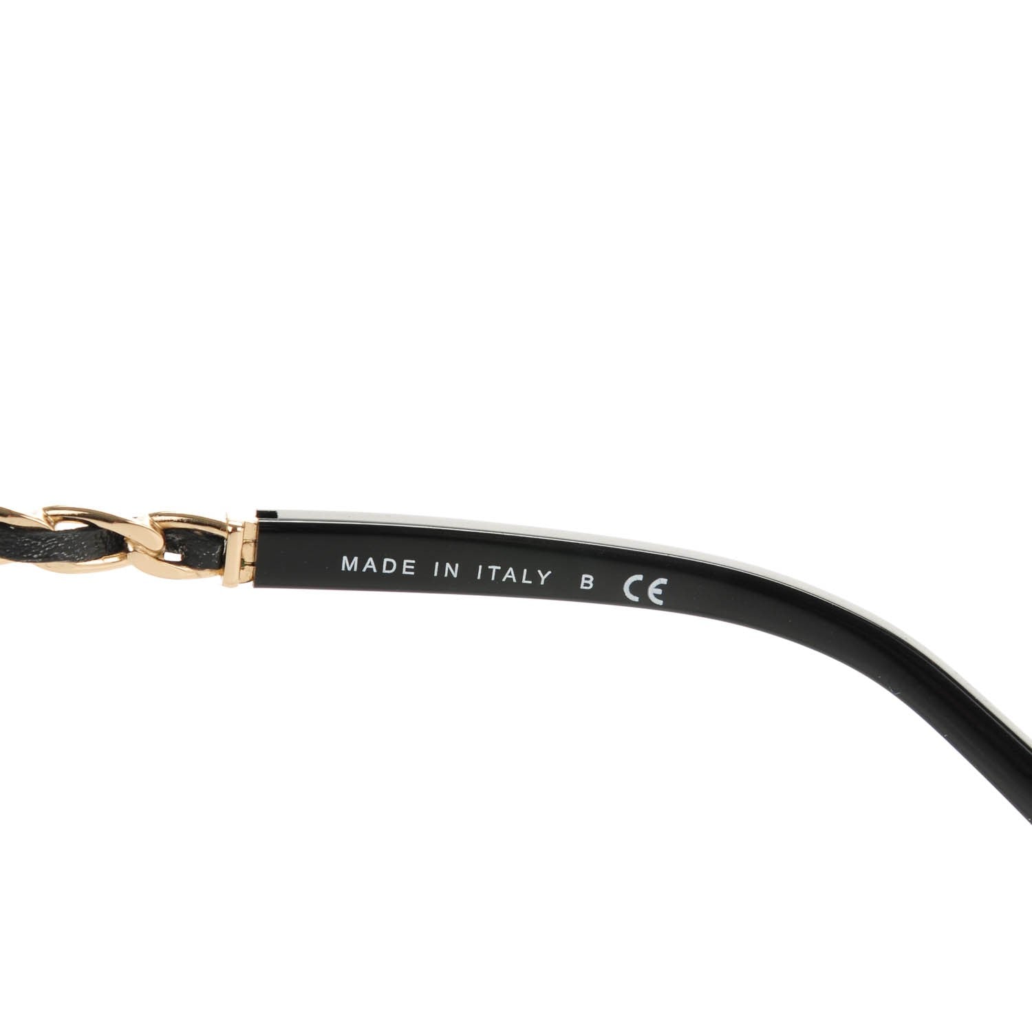 Chanel Lambskin Square Chain Sunglasses 5210-Q Black 5 of 7