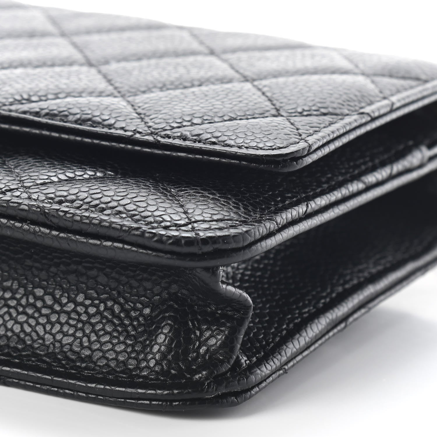 Chanel Caviar Quilted Wallet On Chain WOC Black 10 of 10
