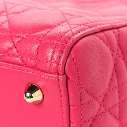 Christian Dior Lambskin Cannage Large Lady Dior Pink 10 of 15